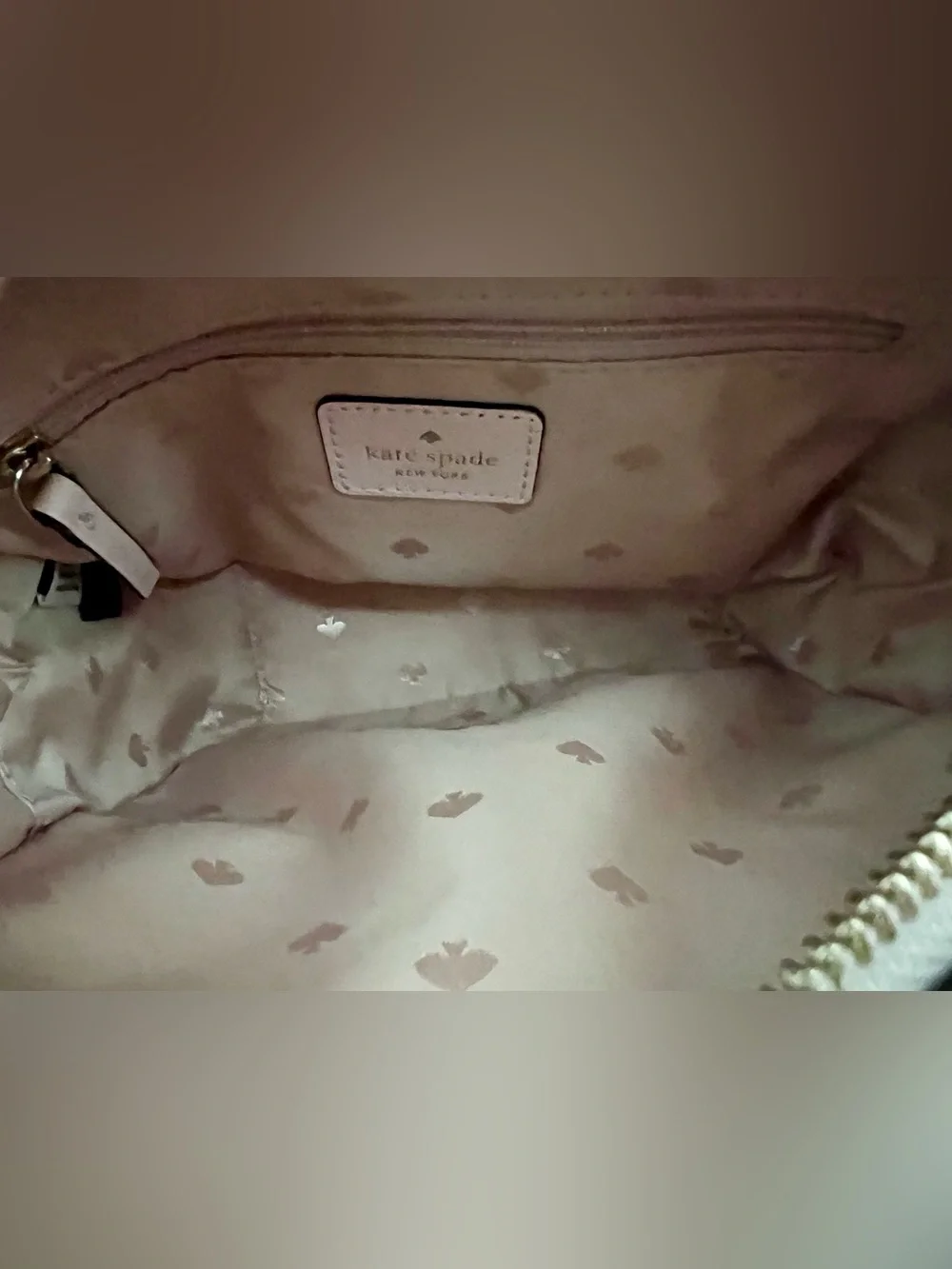 kate spade Blush Pink Saffiano Crossbody Camera Bag